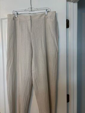 Wide Leg Pants in Light Beige